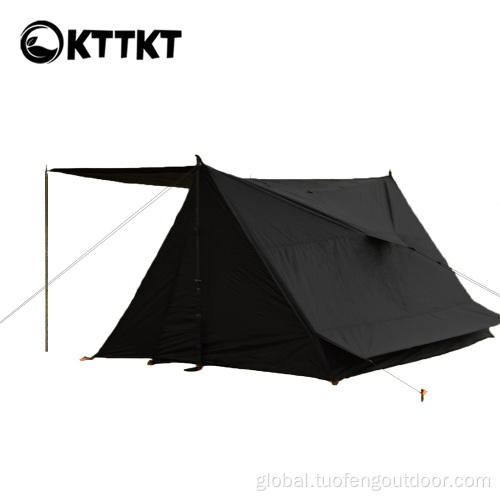 2kg black outdoor camping Triangular tent